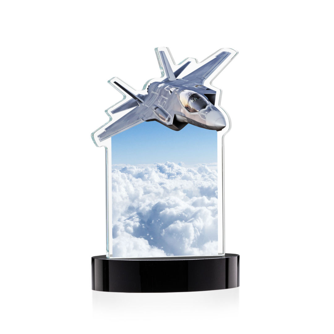 Top Gun VividPrint™ Award on Alberton Base - Black 6