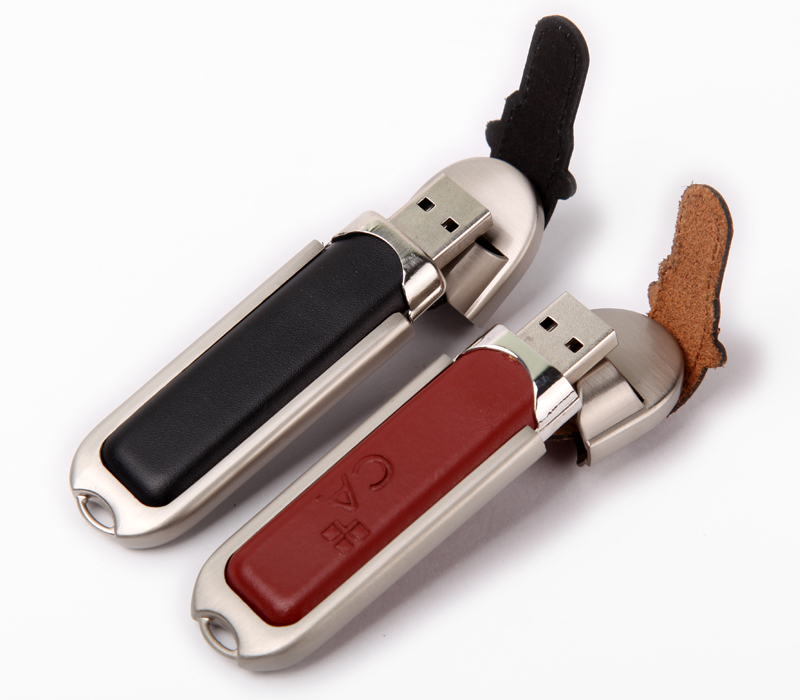 Rectangular Leather USB Flash Drive 10