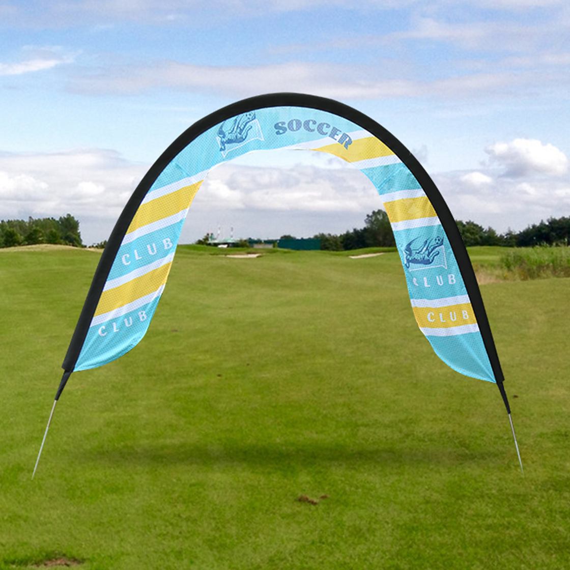 Racing Air Gate – (Single-Sided) Graphic & Hardware Combo,Medium Size 9
