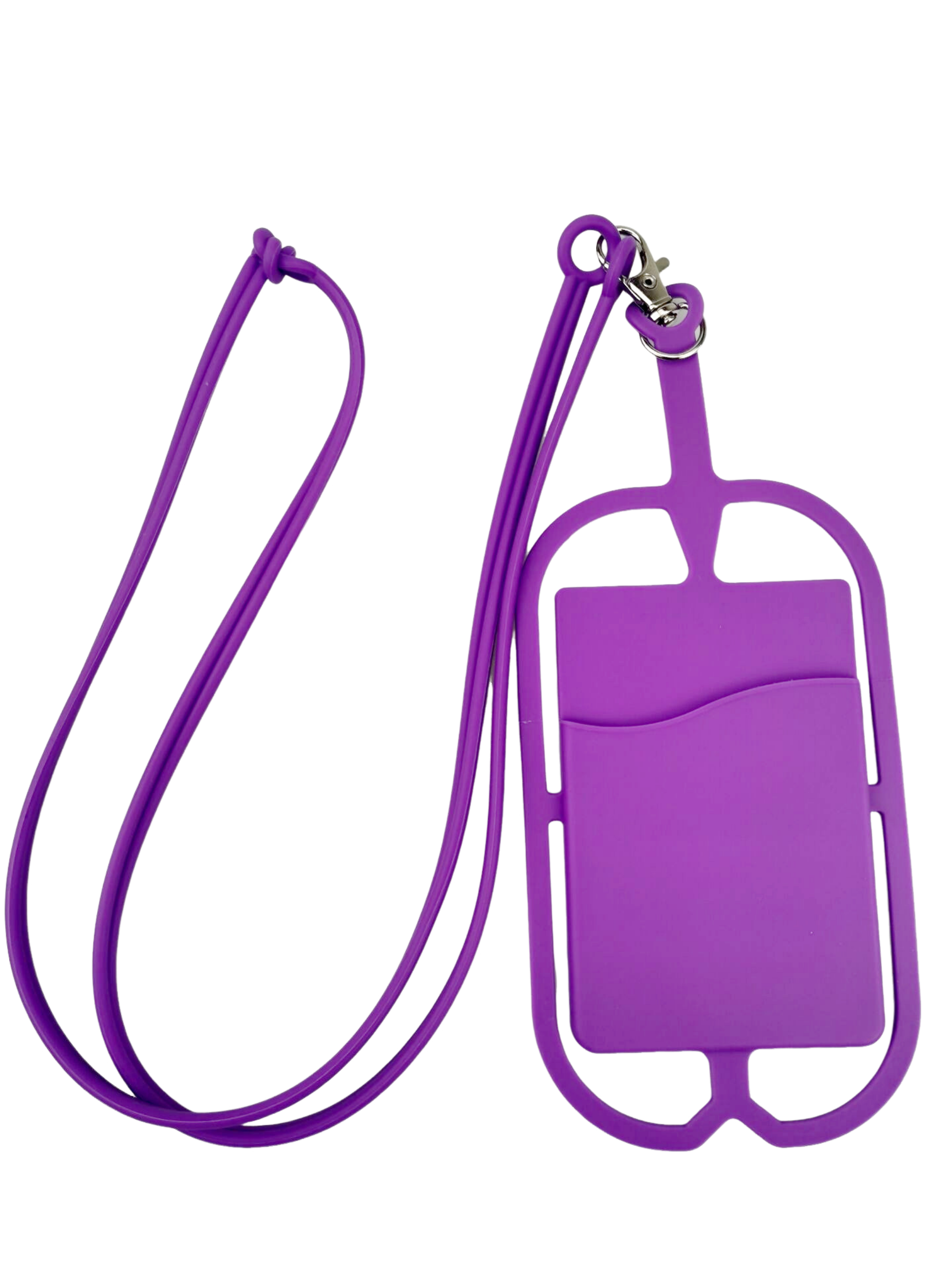 Silicone Phone Card Holder With Detachable Lanyard 3