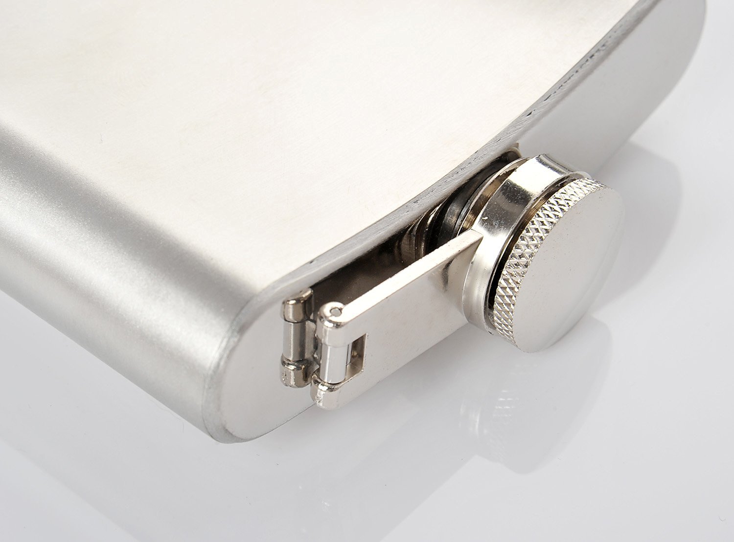 Jims Stainless Steel Hip Flask - 4 Oz 4