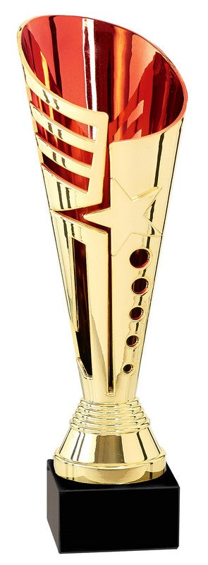 Gold Value Cup With Red Accents 2