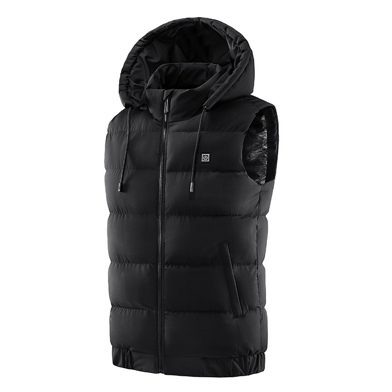 9 Areas Heated Hooded Vest for Men and Women 4