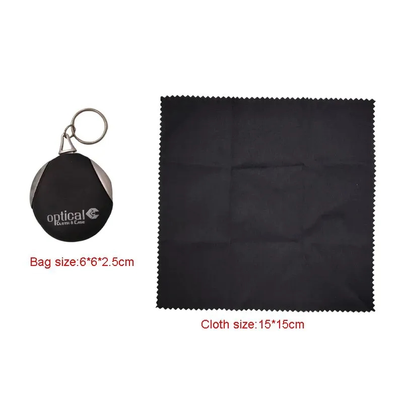 Rubber Key Chain with Microfiber Cleaning Cloth 7