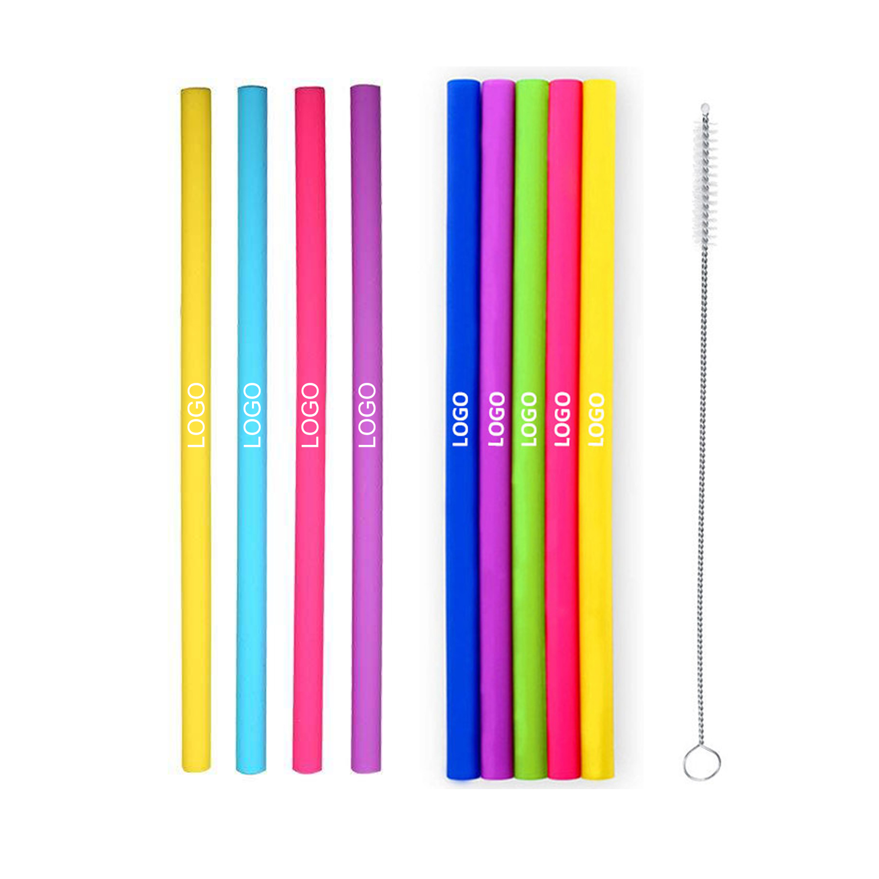 Silicone Straw Set 1