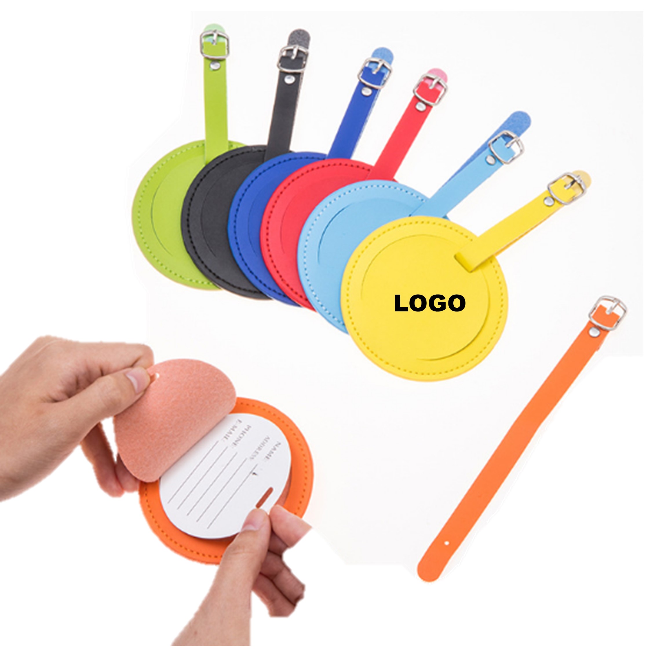 Round Luggage Tag 3