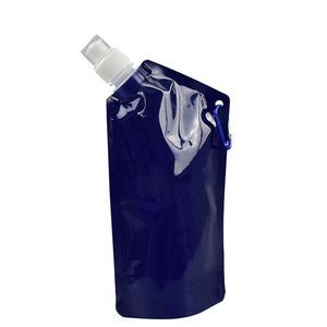 750ml Foldable Water Bag With Carabiner 7
