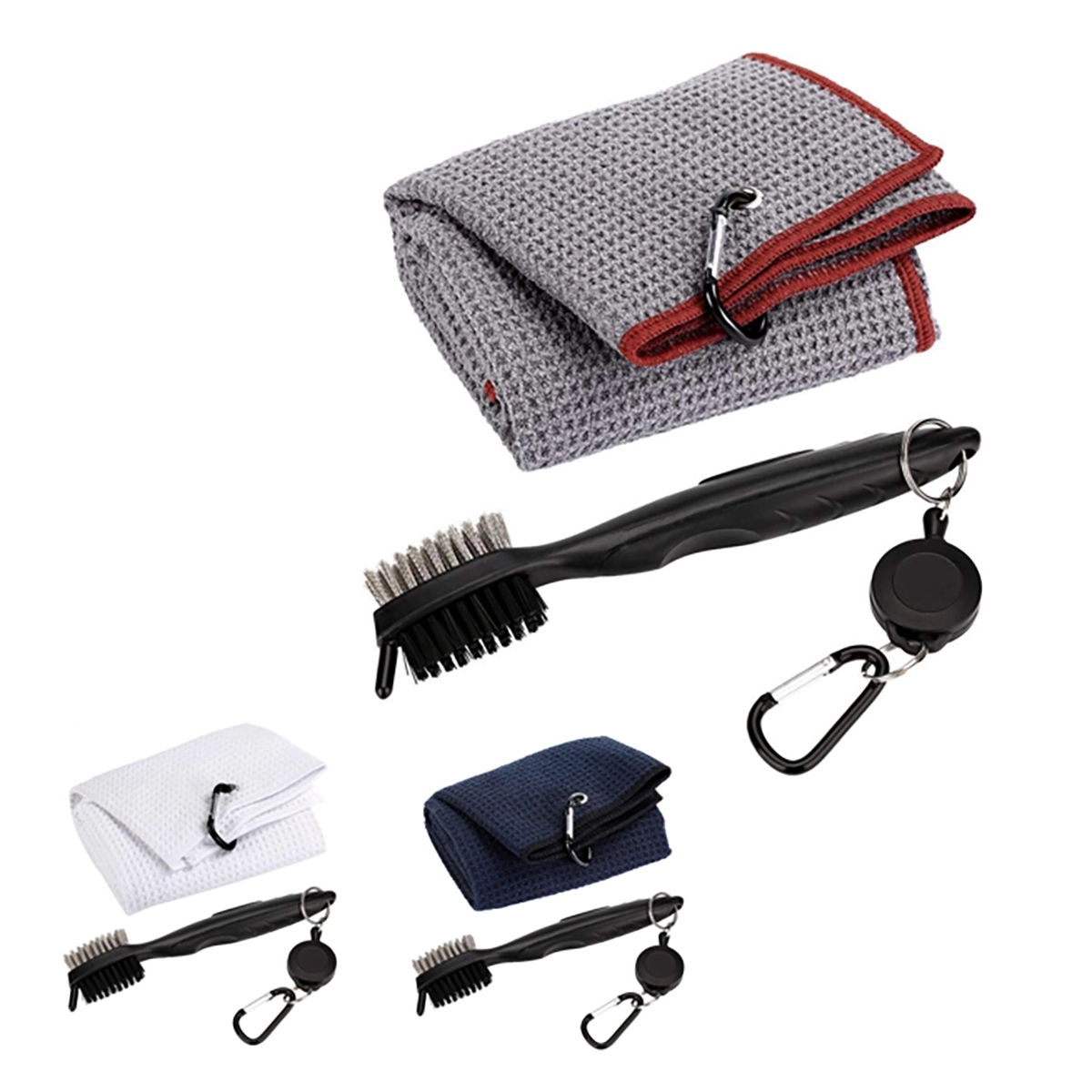 Golf Towel And Cleaner Brush 1