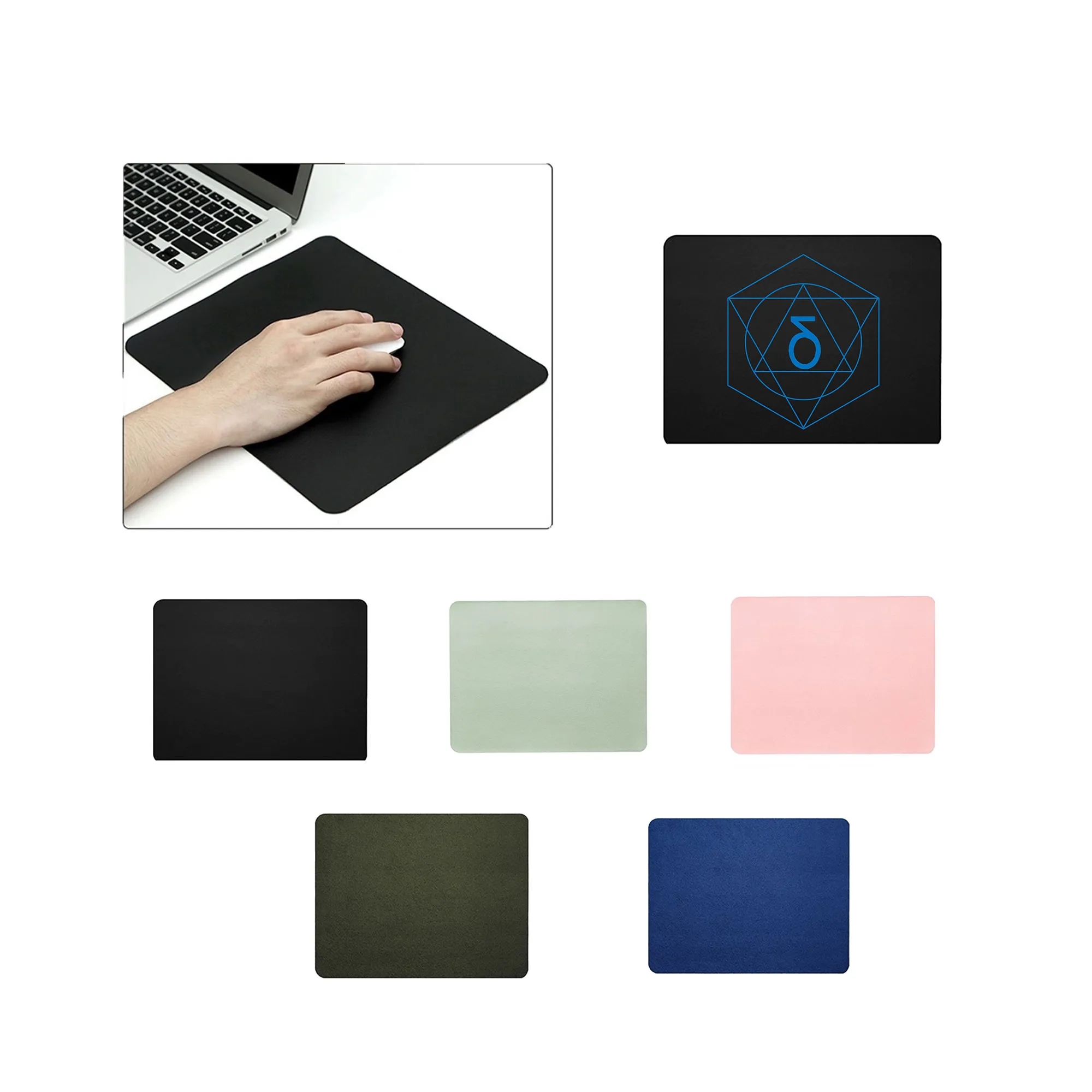 Faux leather mouse pad 2