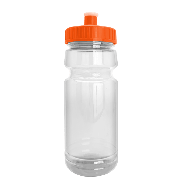 Wheely 24oz Transparent Bike Bottle w/Push-Pull Lid 56