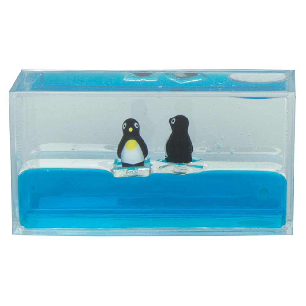 Mini Penguin Liquid Wave Paperweight 5