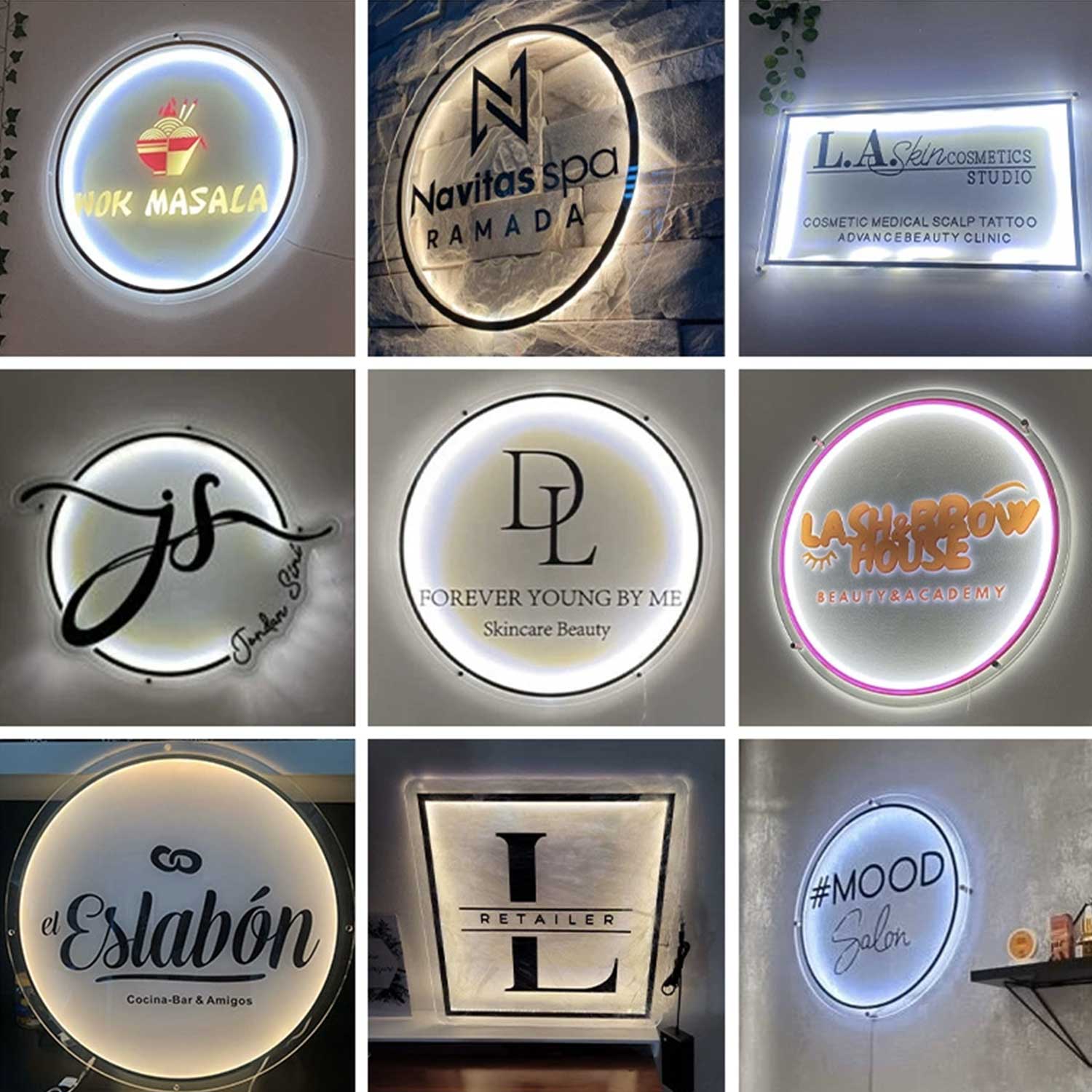 custom Acrylic Neon LED light Sign 2