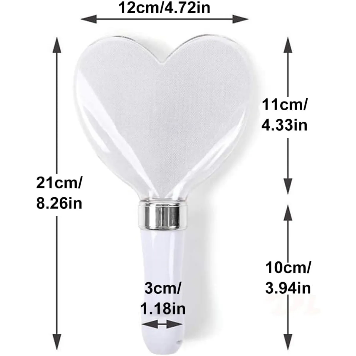Heart Star Shaped Reusable LED Flashing Light Glow Sticks 6