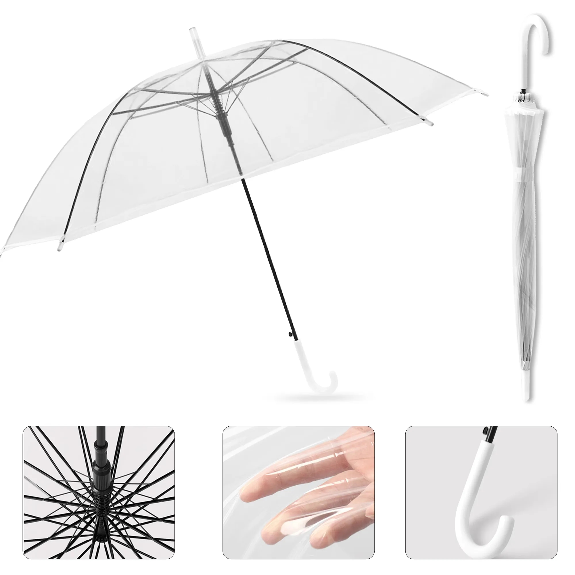 36.5 Arc Transparent Umbrella