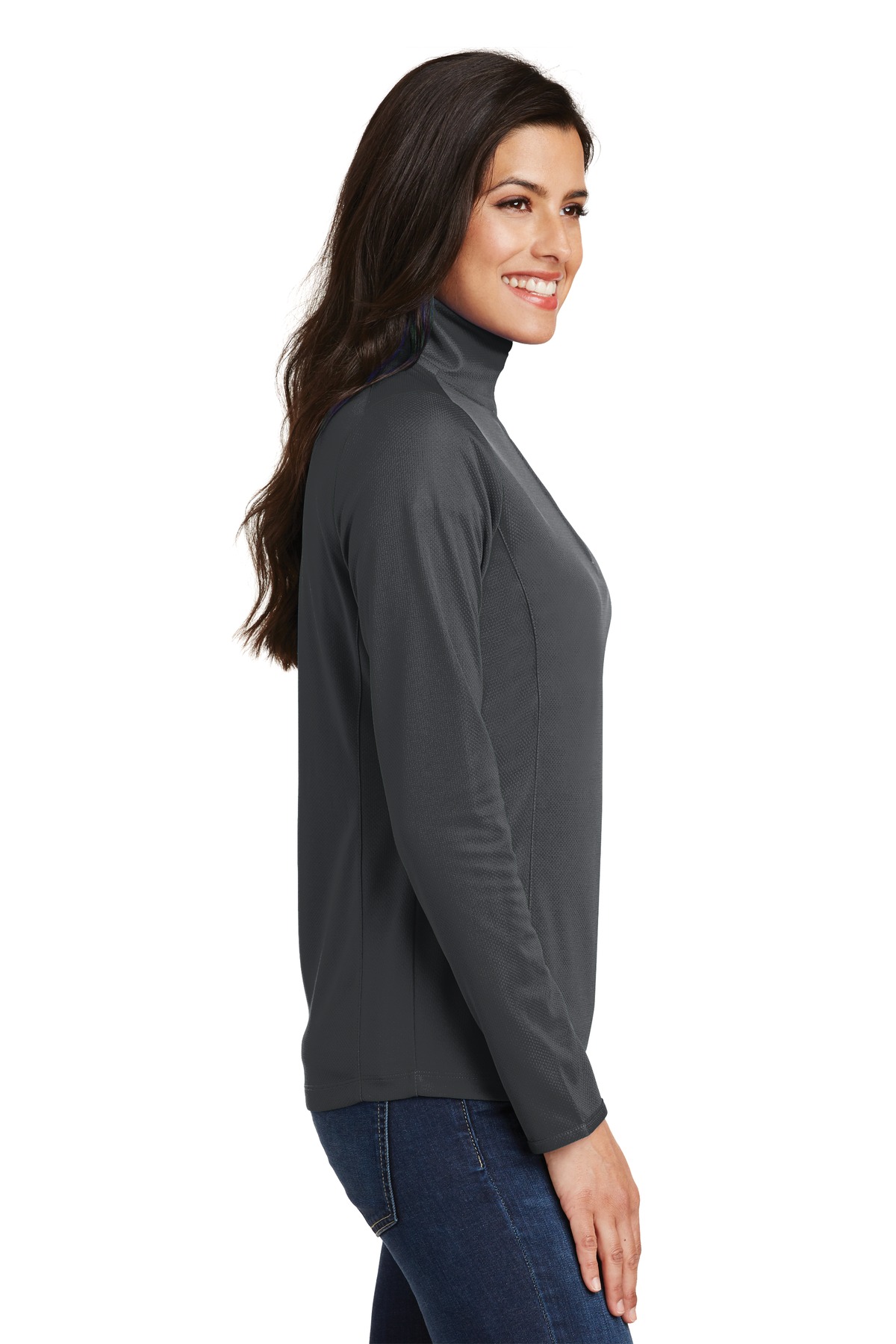 Port Authority® Women's Pinpoint Mesh 1/2-Zip 39