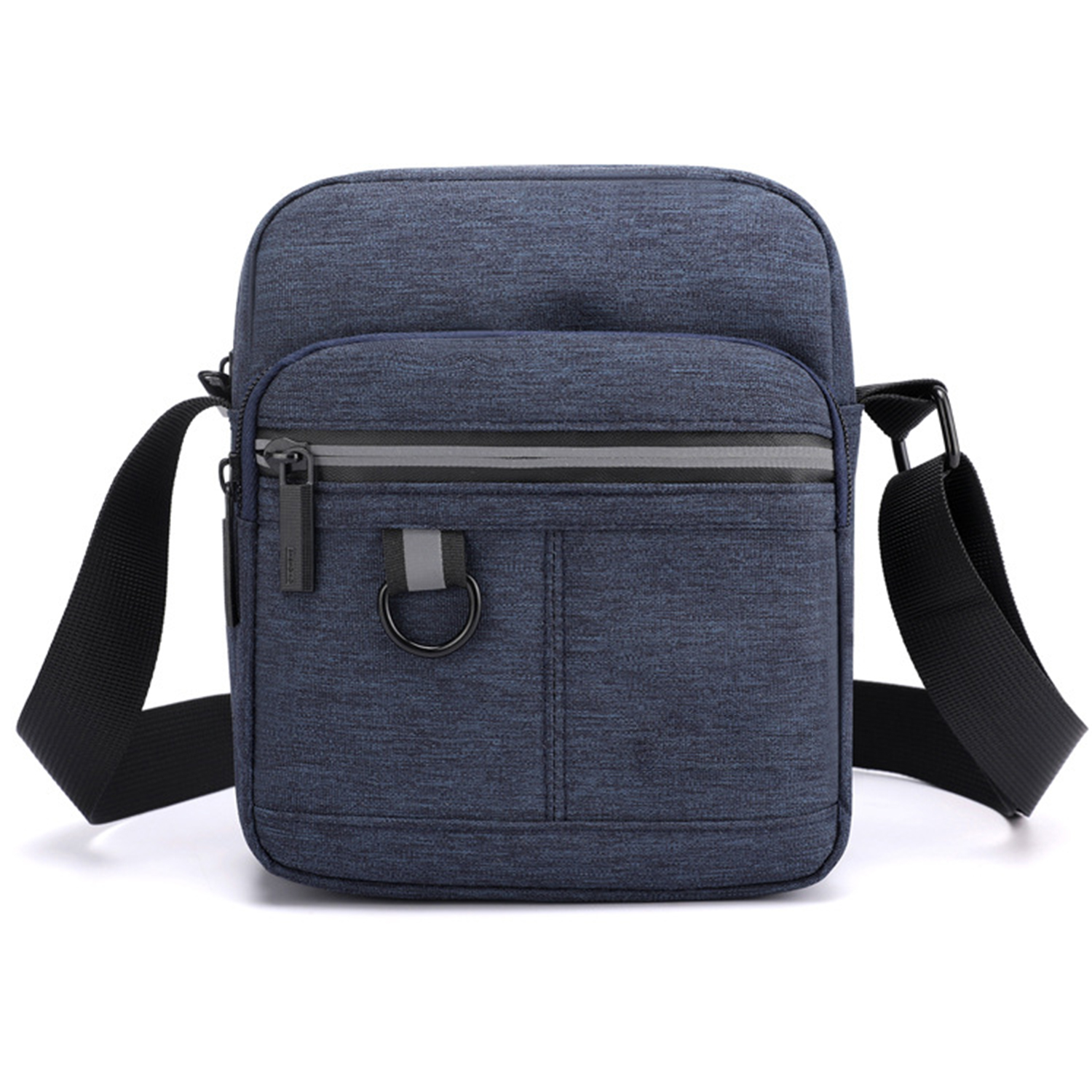 Mini Canvas Portable mobile phone coin Crossbody Bag for Men 4