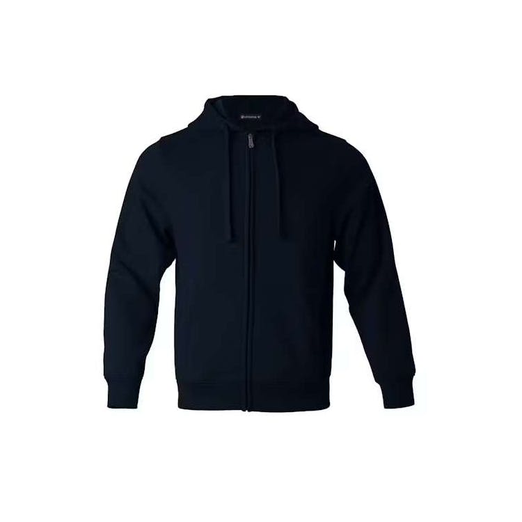 Fleece Full Zip Hoodies - Size Large Navy, custom hoodie or sweatshirt with logo imprint 2