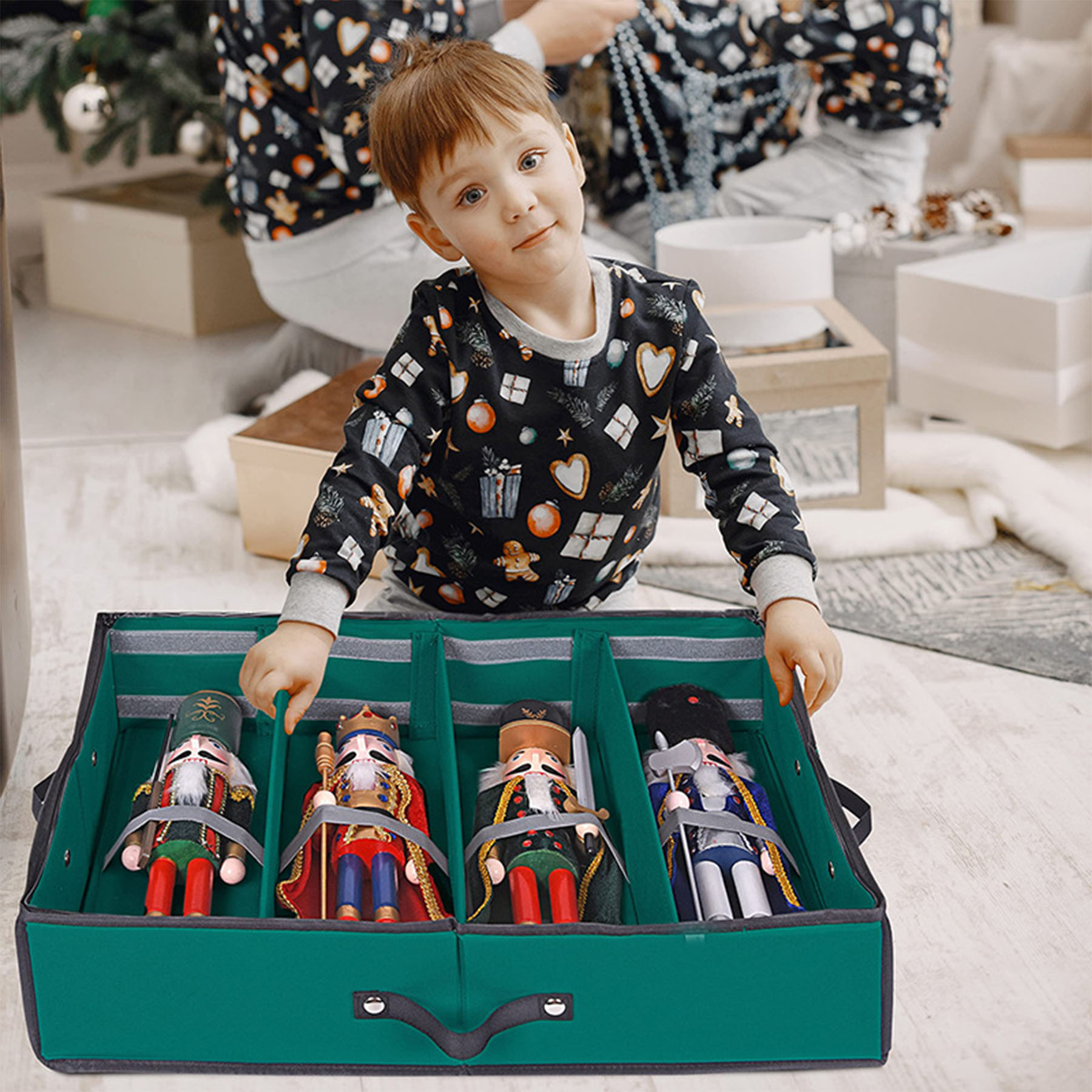 Oxford Adjustable Divider Christmas Storage Box 6