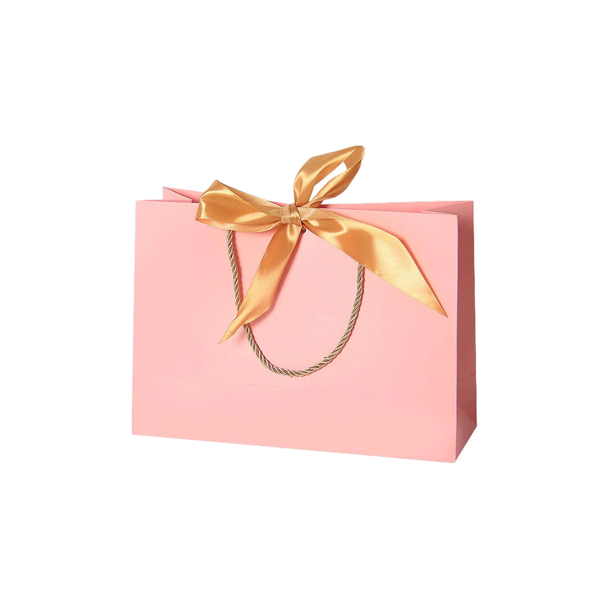 Elegant Paper Gift Bag with Bowknot 1