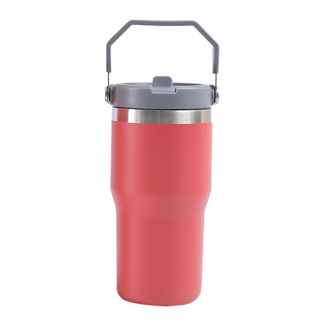 MaxImprint 30oz Stainless Steel Car Tumbler with Handle Full Wrap Full Color Imprint Included 10