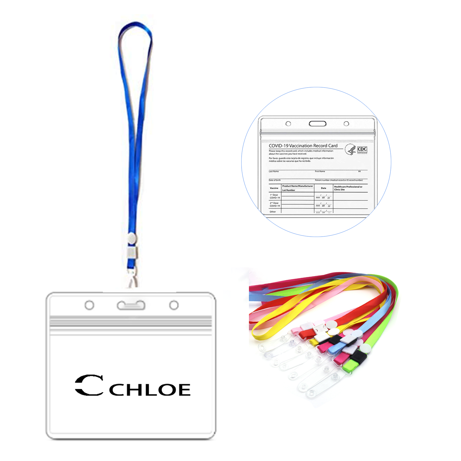 PVC Vaccine Card Holder Kit 2