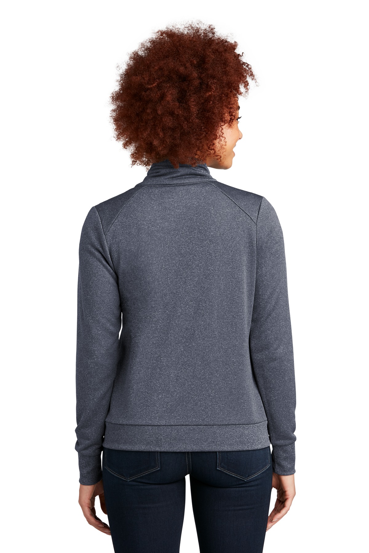 New Era Women's Performance Terry Full-Zip Cowl LNEA530 17