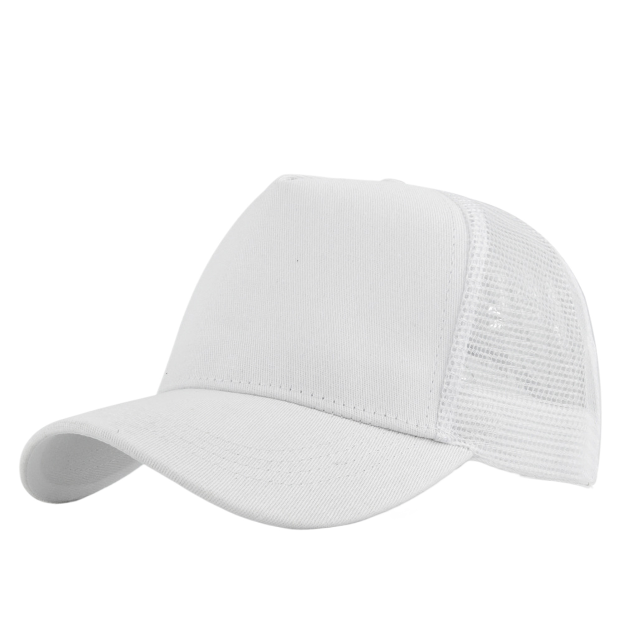 MOQ50 Hard Top 5-Panel Mesh Trucker Cap 11