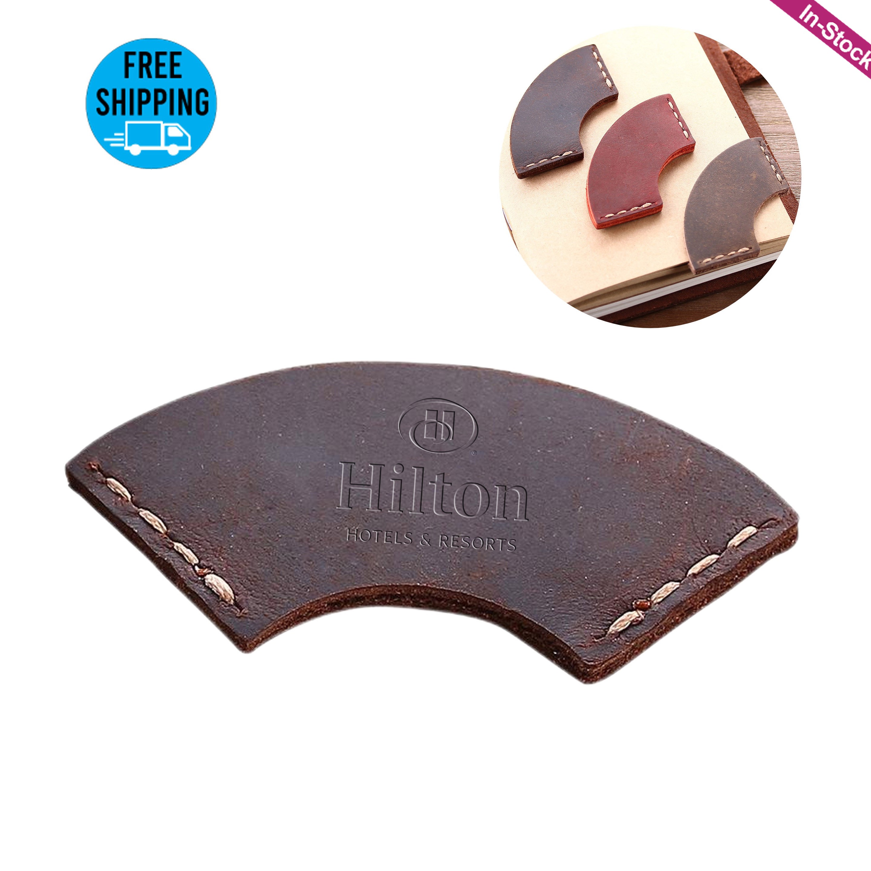 Genuine Leather Corner Page Bookmarks 1