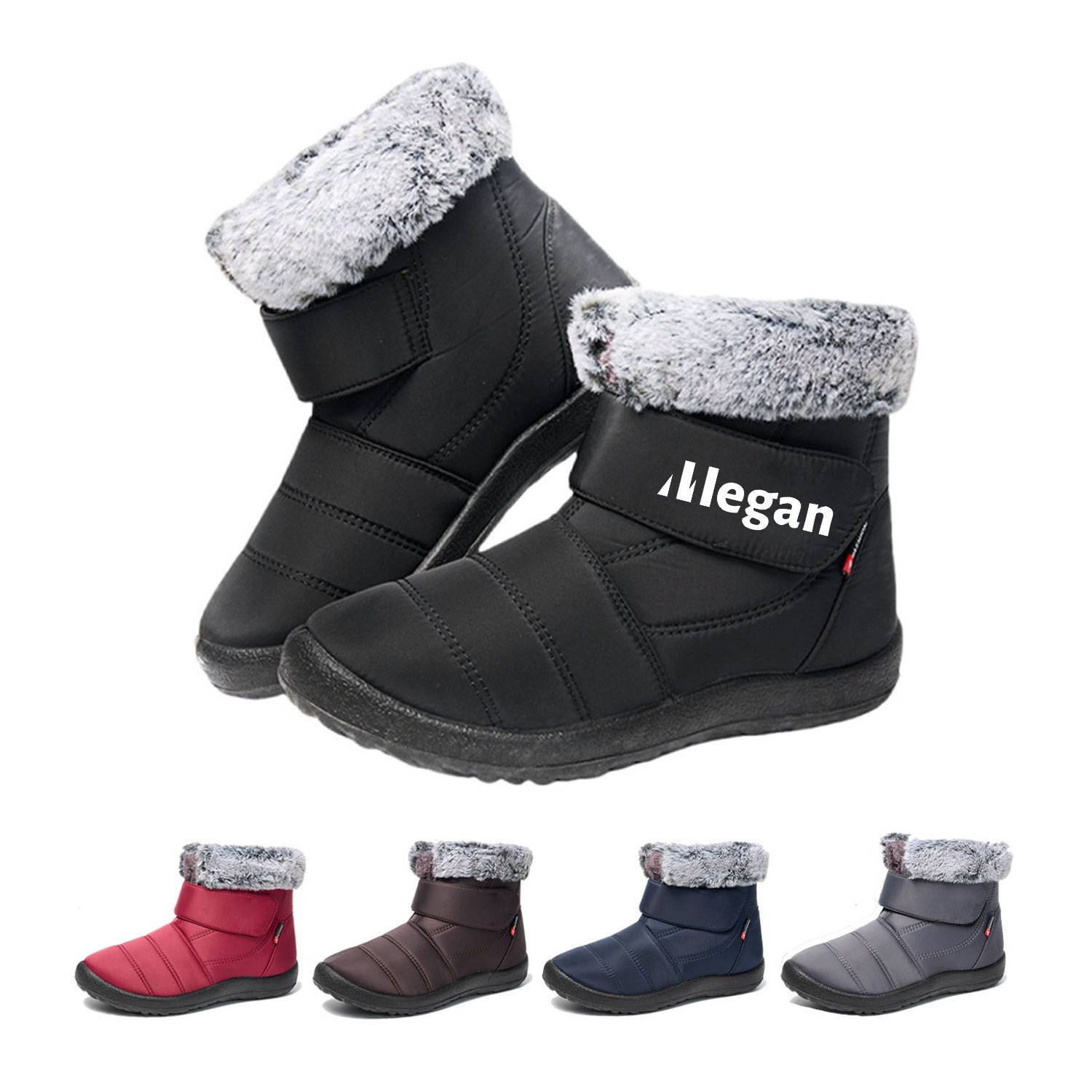 Winter Casual Waterproof Soft Bottom Plush Snow Boots 1