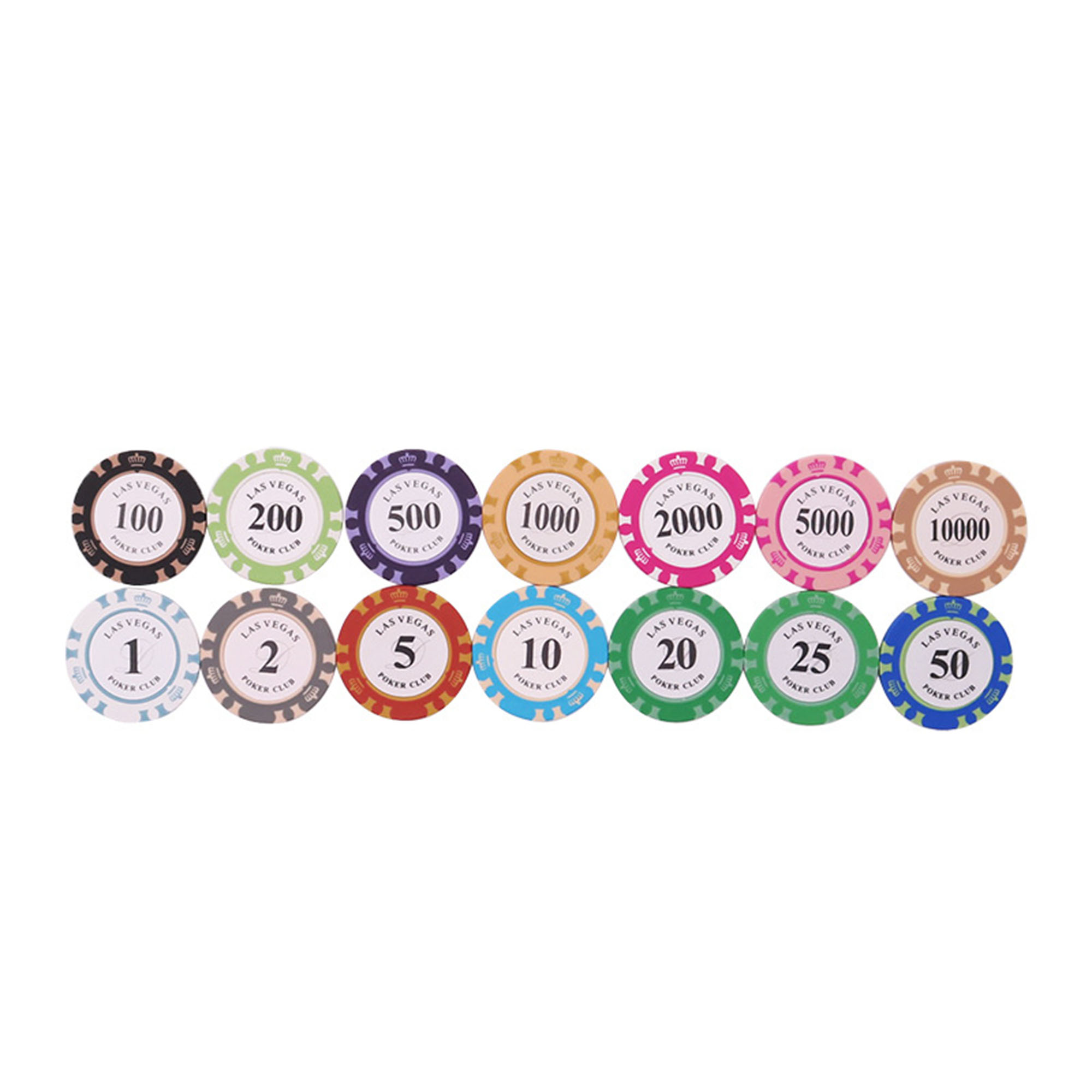 Customizable Clay Composite Gaming Tokens 2