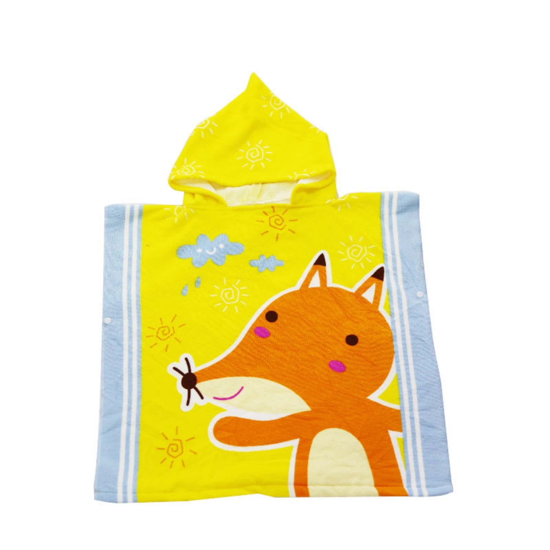 Kids Bath Pool Beach Towel Robe With Hood 4