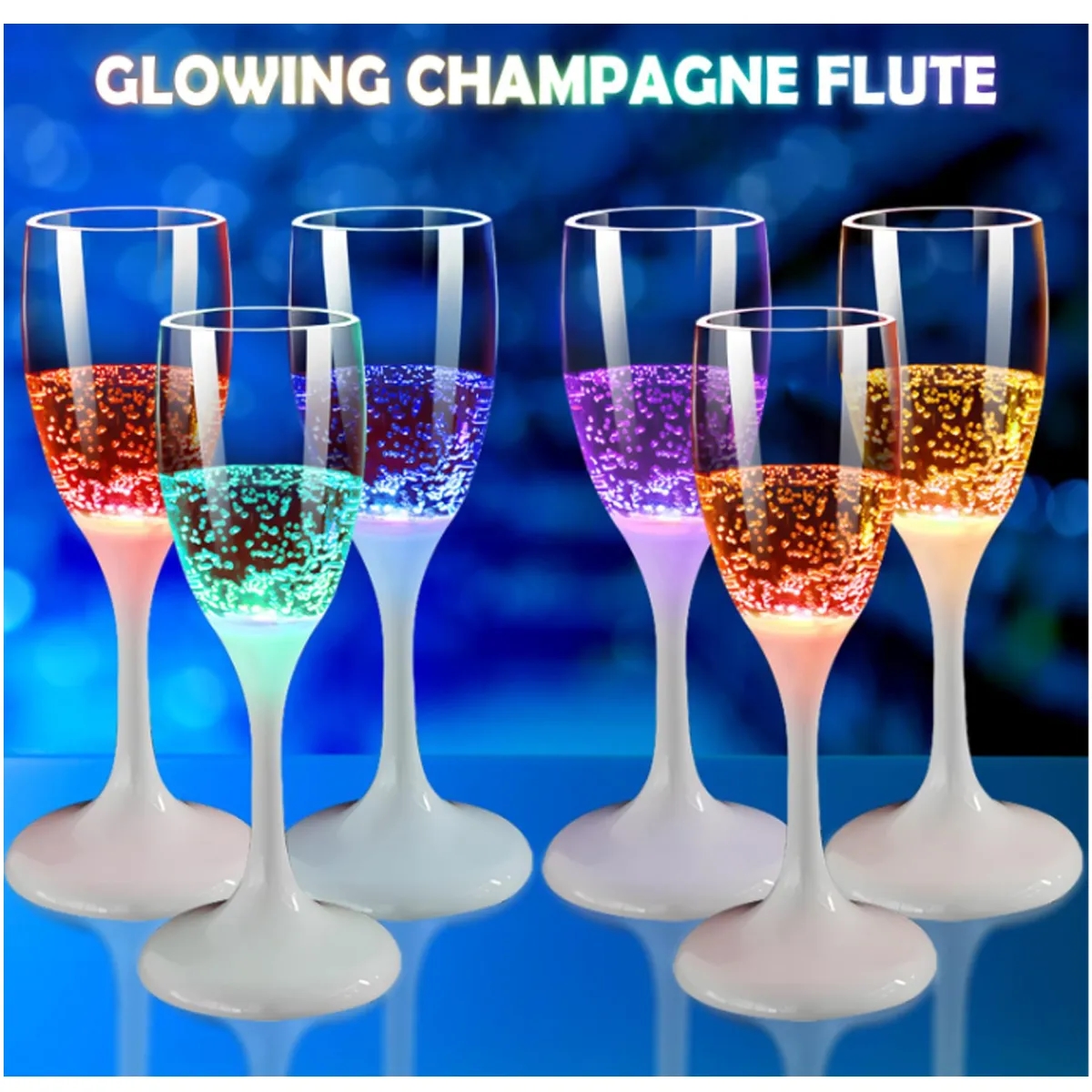 4oz LED Luminous Wine Champagne Cup Party Gift 5