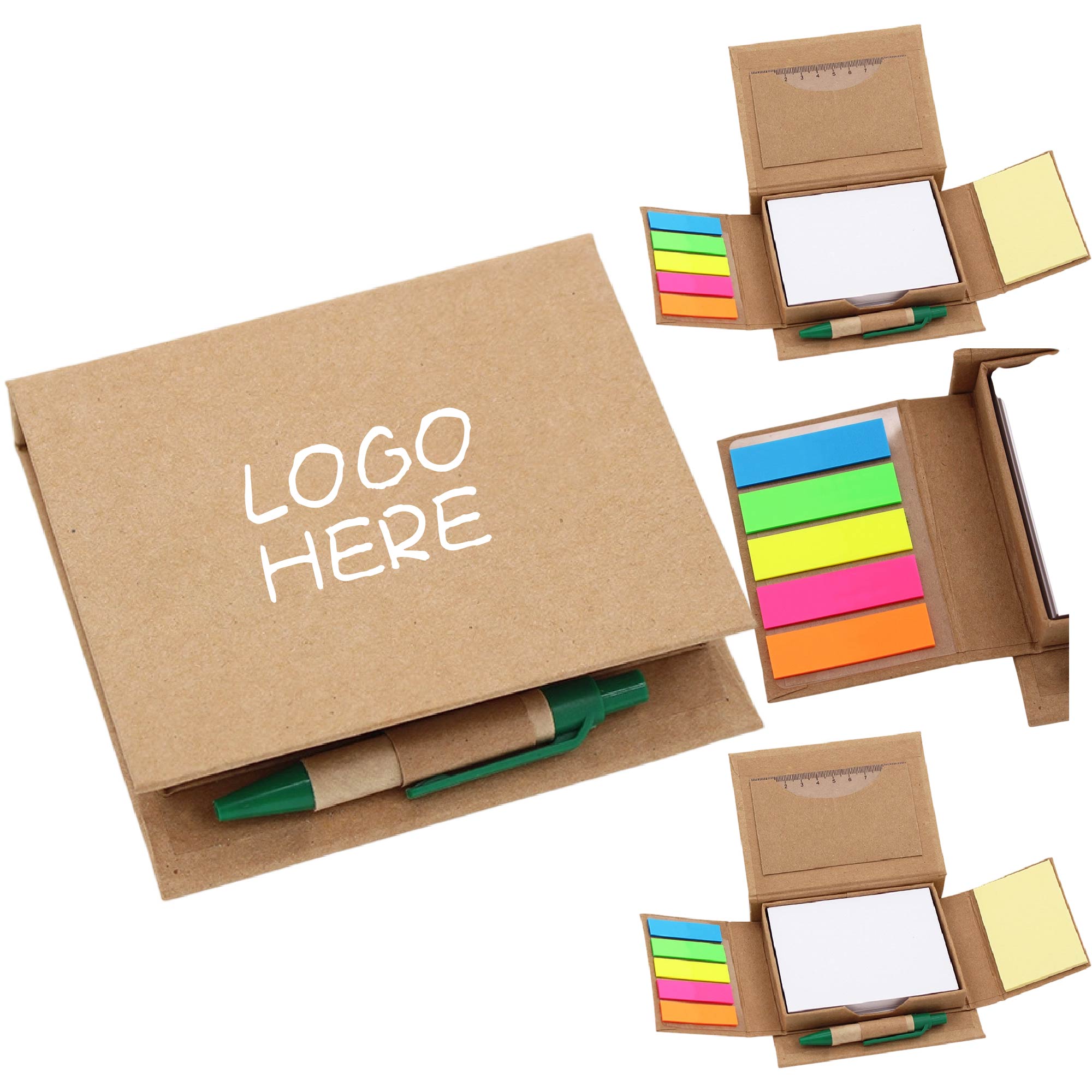 Memo Box With Sticky Note Pads 1