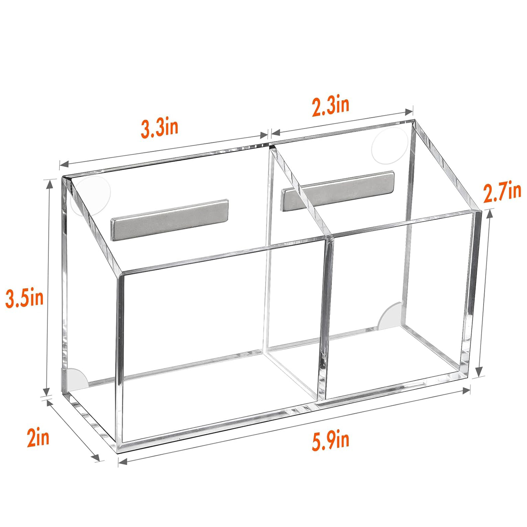 Acrylic Magnet Pen Holder 5