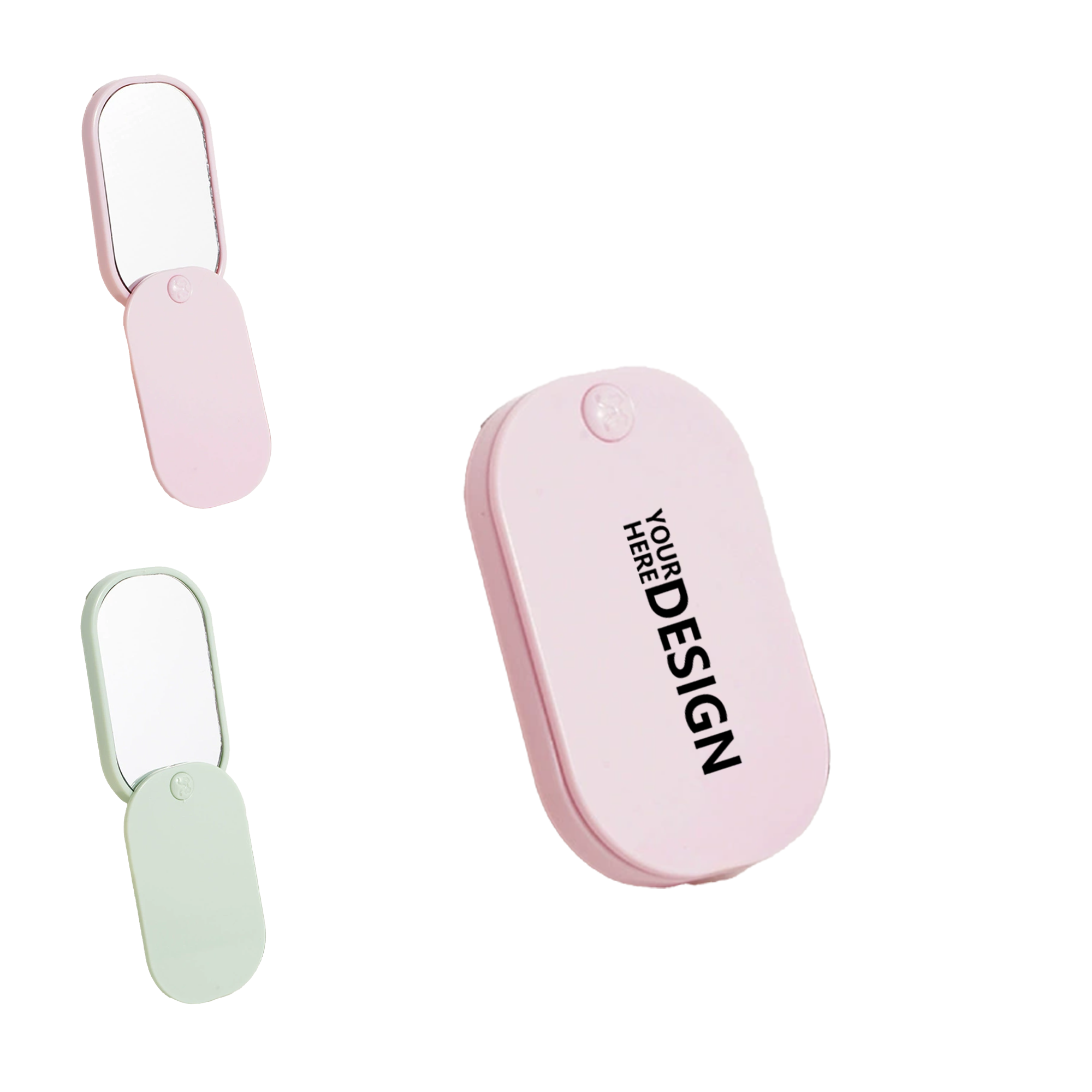 Portable Aluminum and Plastic Folding Mirror 2