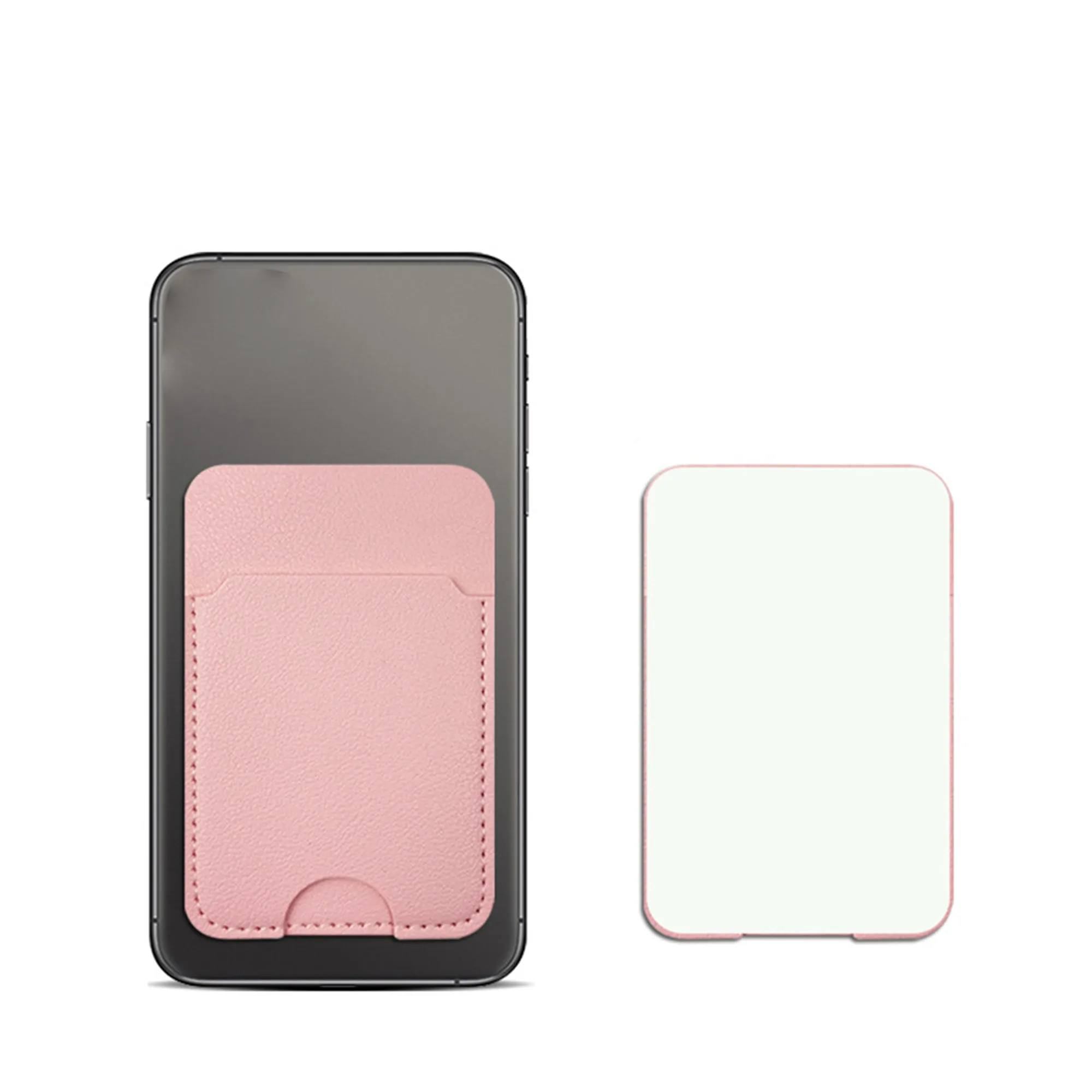 MOQ 50 PU Phone Back Card Holder Wallet 3
