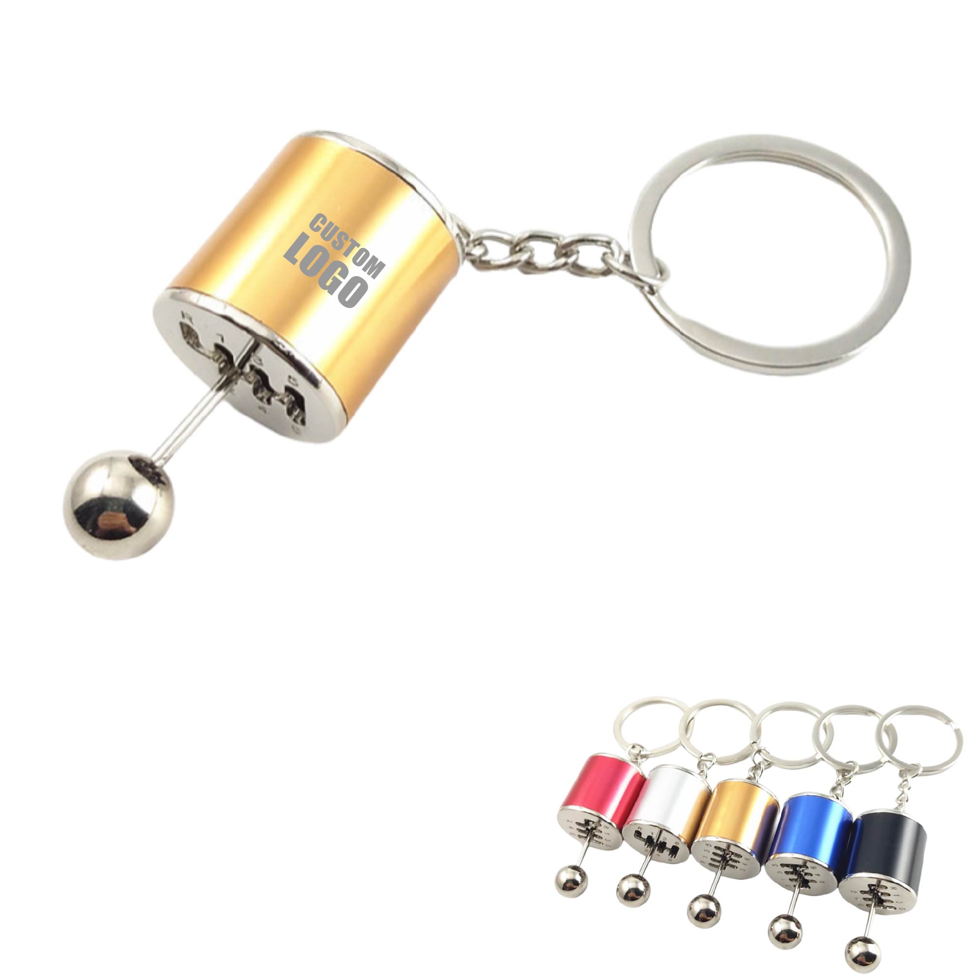 MOQ 20 pcs Gear Shift Stress Relief Keychain 1