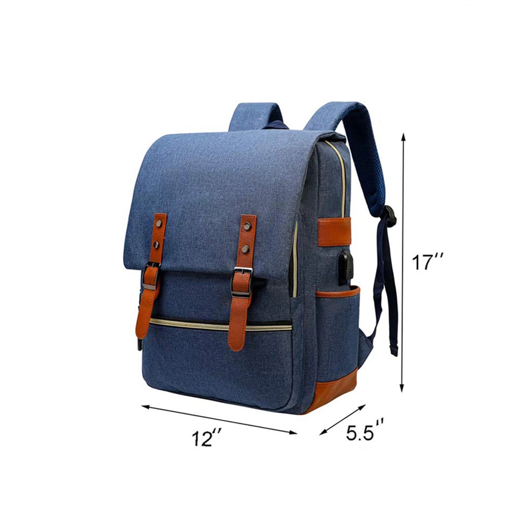 Women Laptop Backpack Fashion College School Bookbag 4