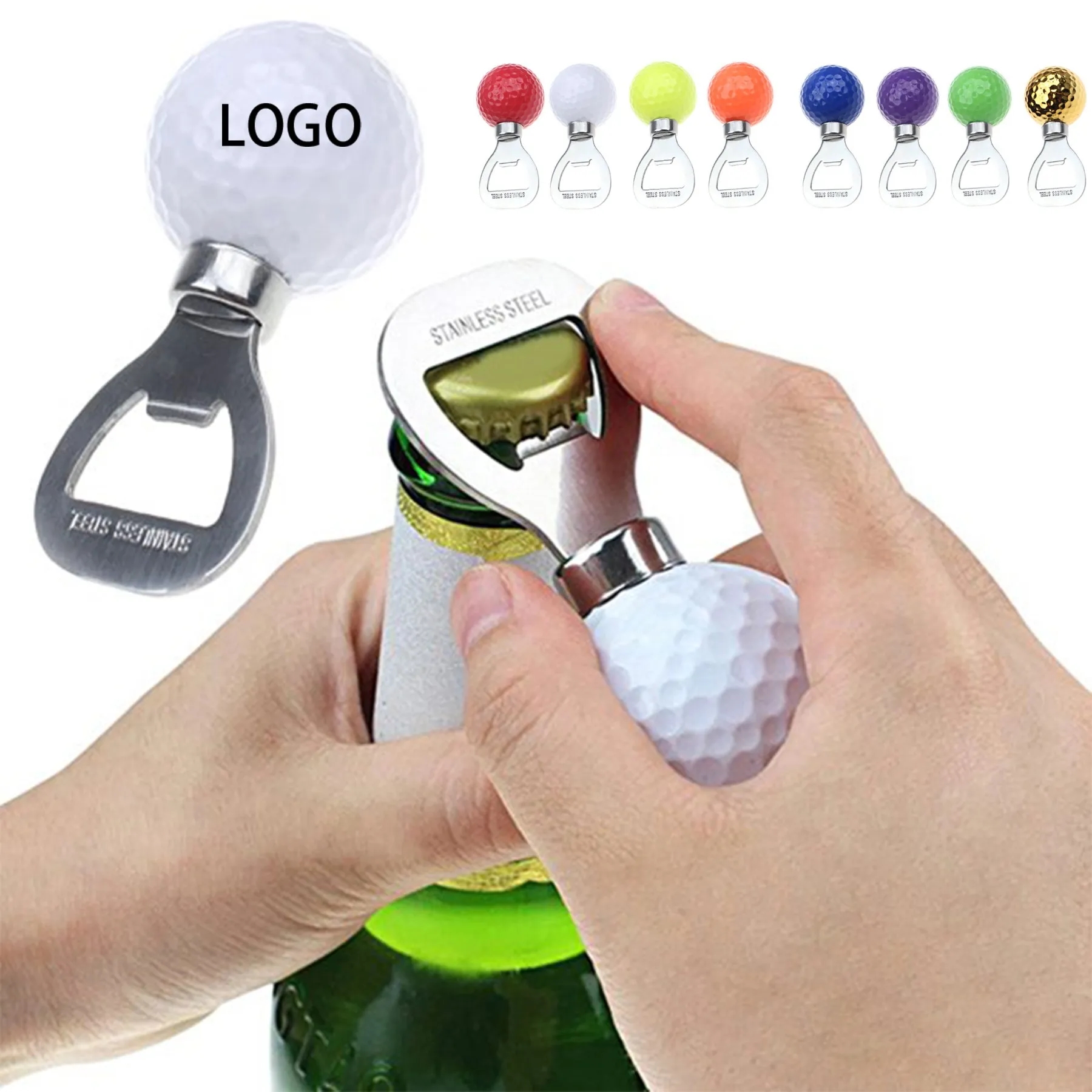Golf Ball Shape Bottle Opener 11