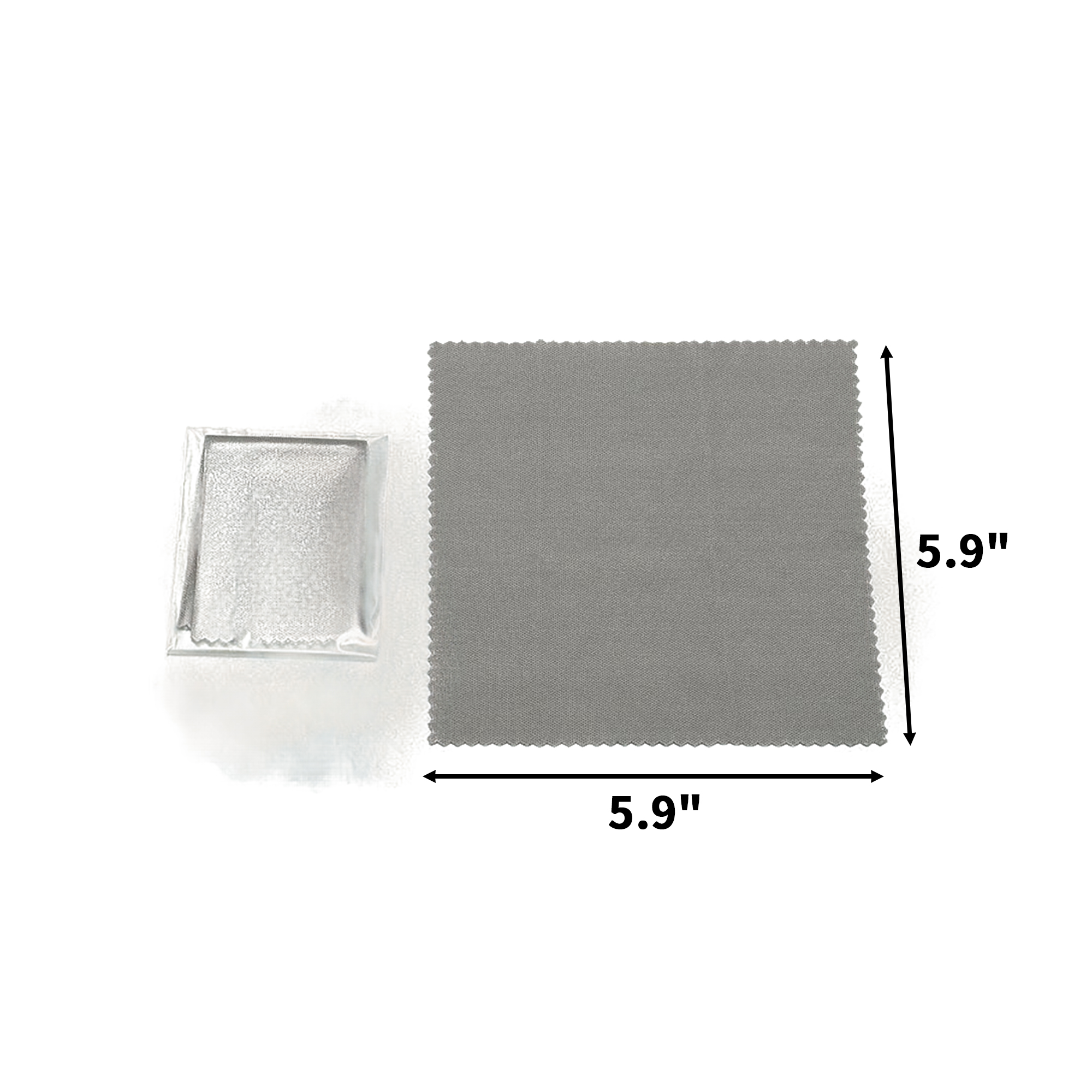 Microfiber Lens Wipe Individual Pack 5.9 X 5.9" 3