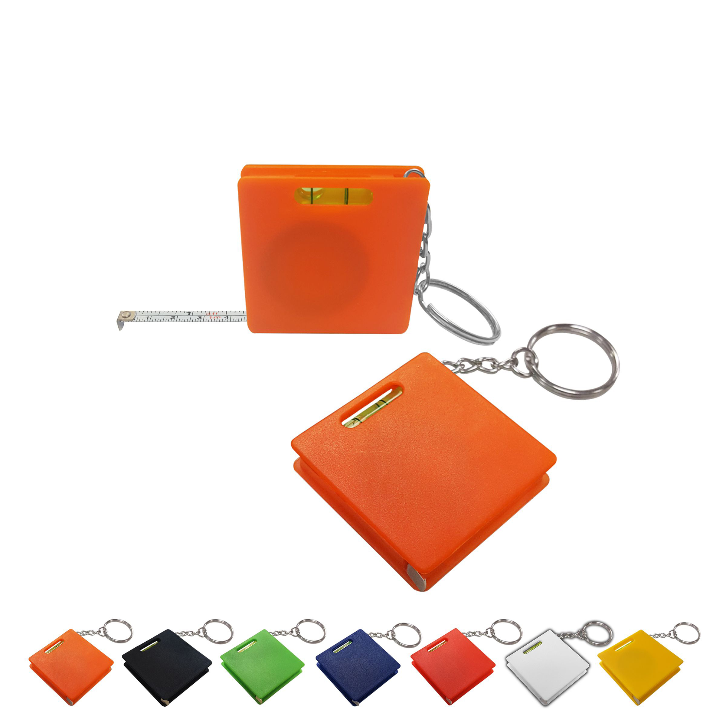Measuring Tape Keychain With Level - Measures 1 Meter or 39 inches 6