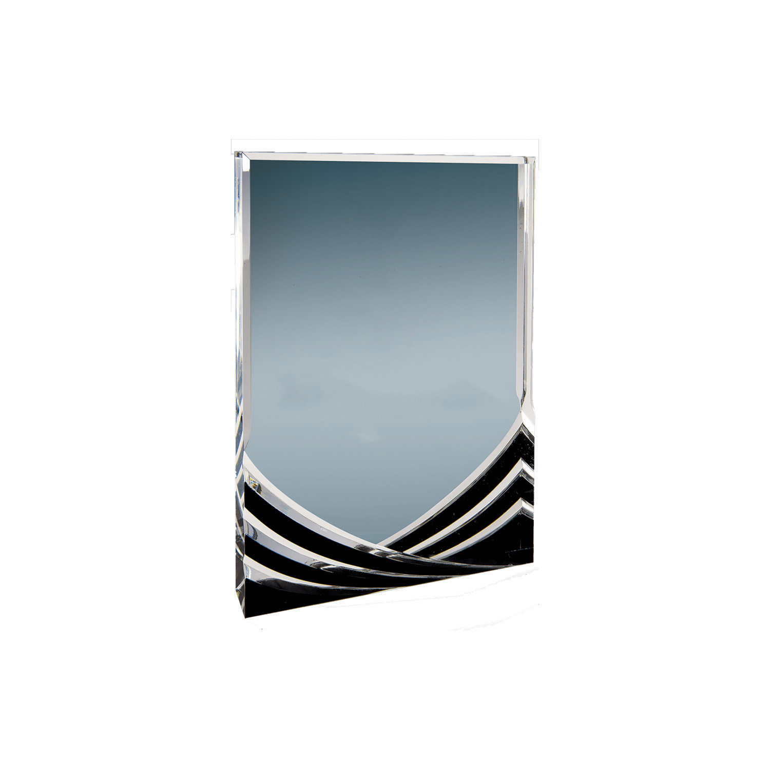6" x 8" Black Rectangle Soaring Acrylic Award 2