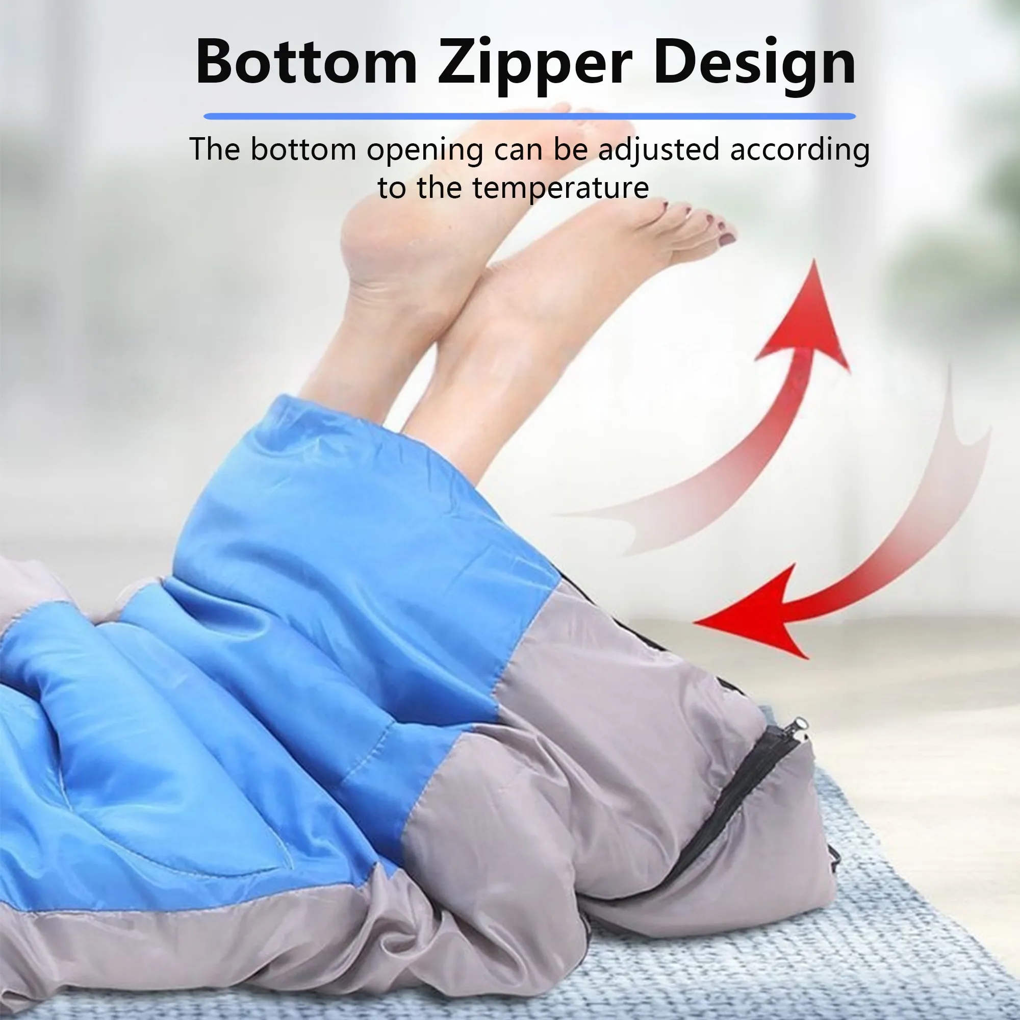Winter Portable Sleeping Bag For Adults Machine Washable 9