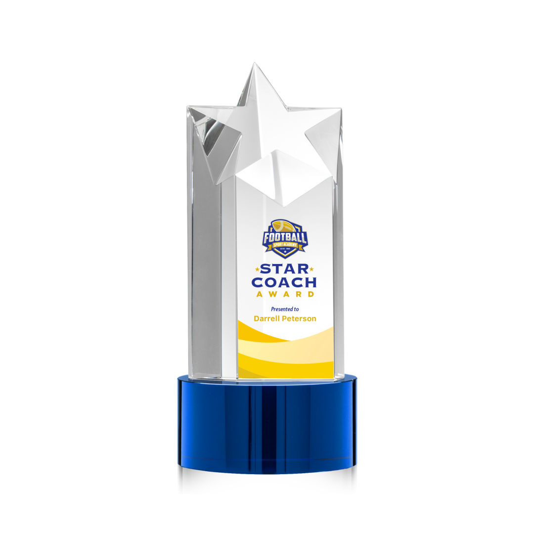 Berkeley VividPrint™ Award on Marvel Base - Blue 3