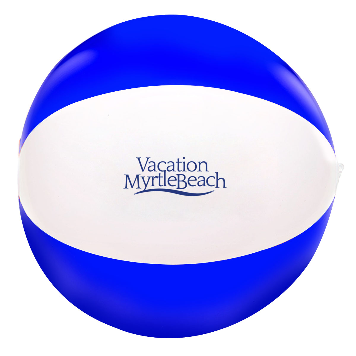 16" Two Tone Beach Ball Inflate 7