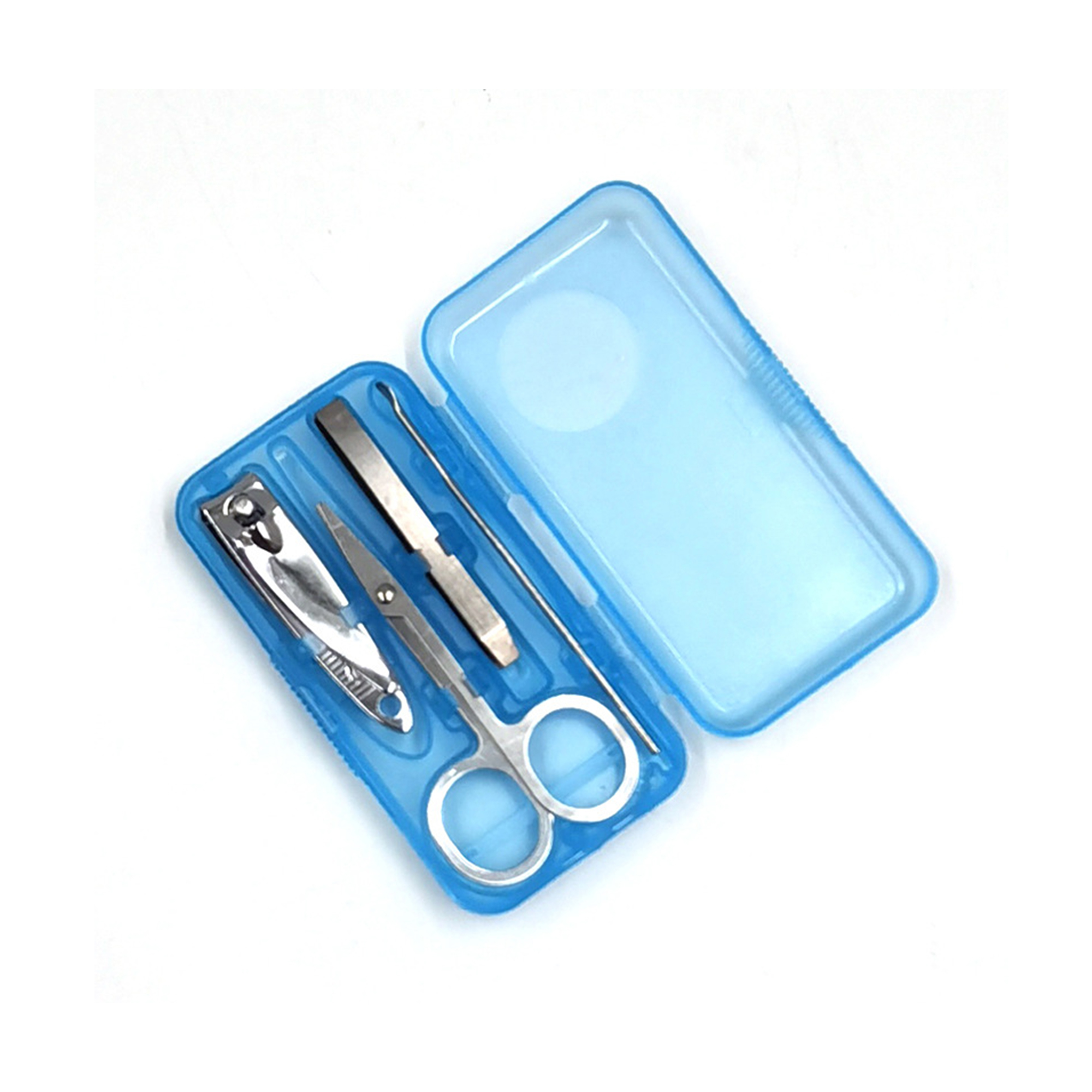 Compact Stainless Grooming Tool Set With Case 6
