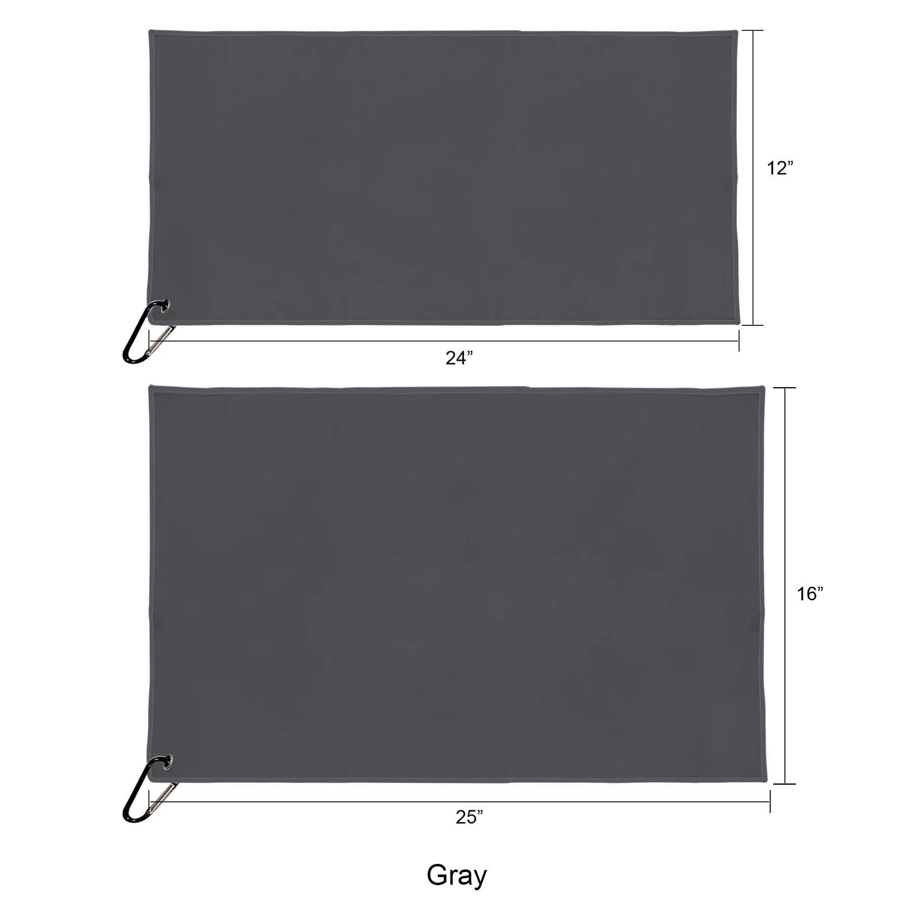 Free Shipping Full Color 200gsm Seude Microfiber Golf Towel 22