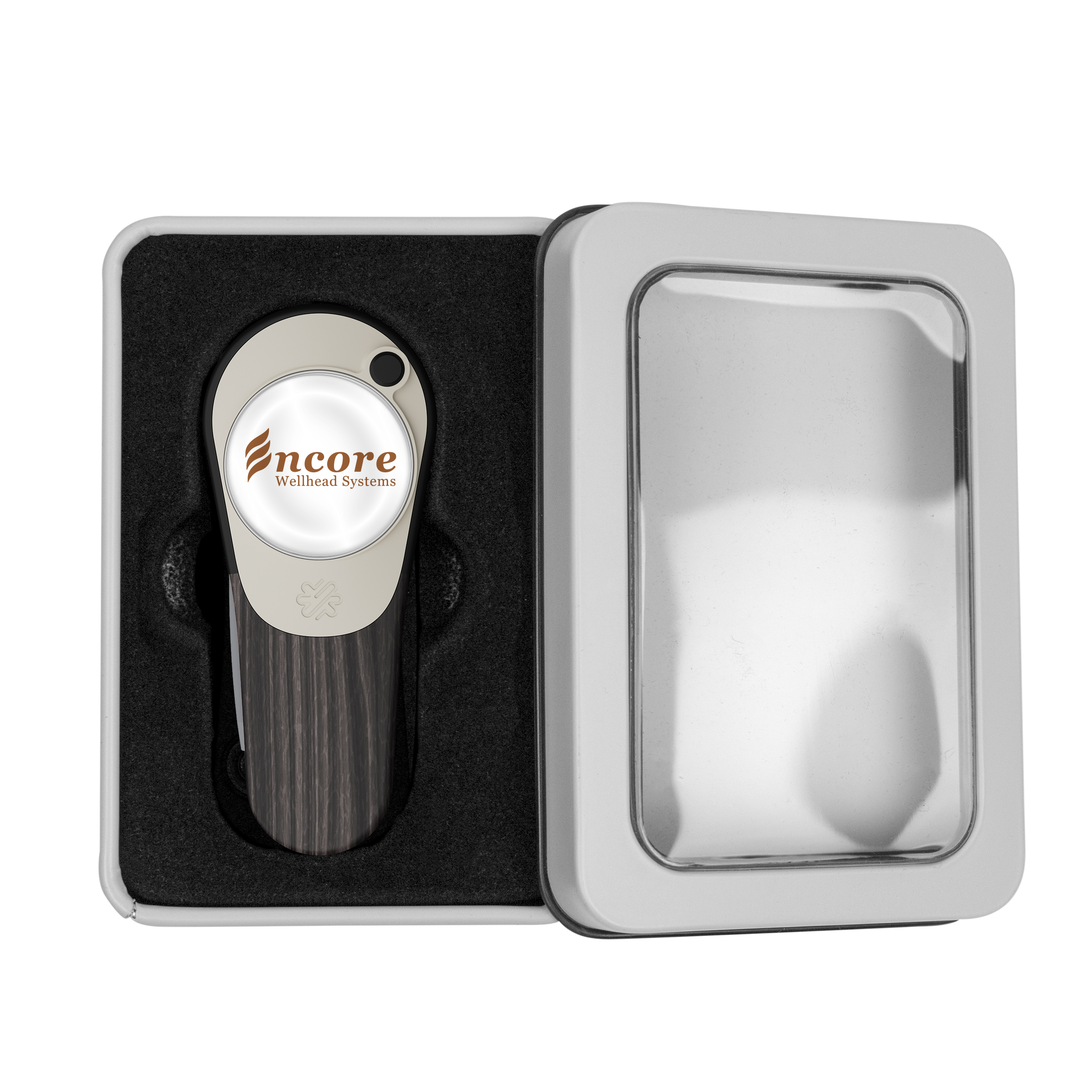 Pitchfix Woodie Golf Divot Repair Tool in Window Tin 13