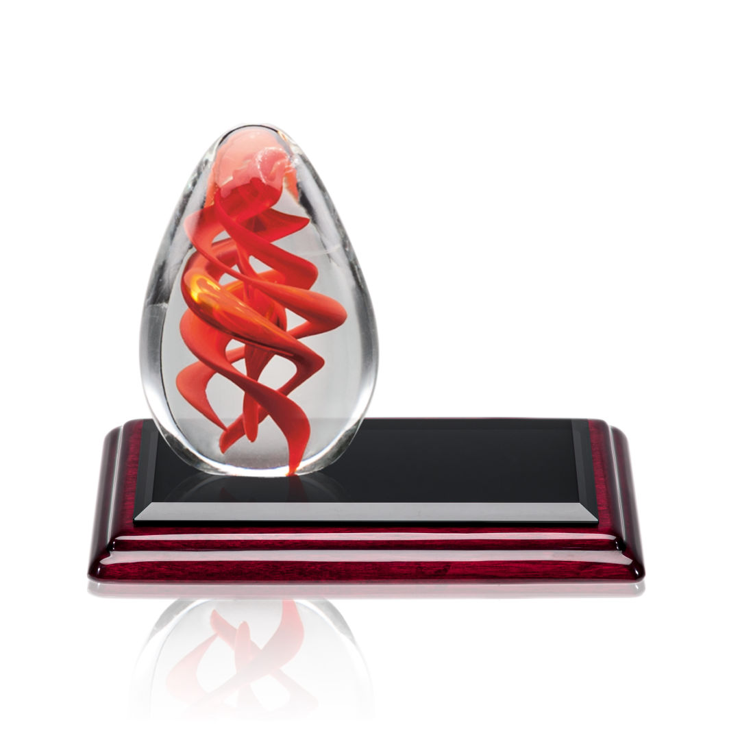 Helix Award on Rosewood Base 4