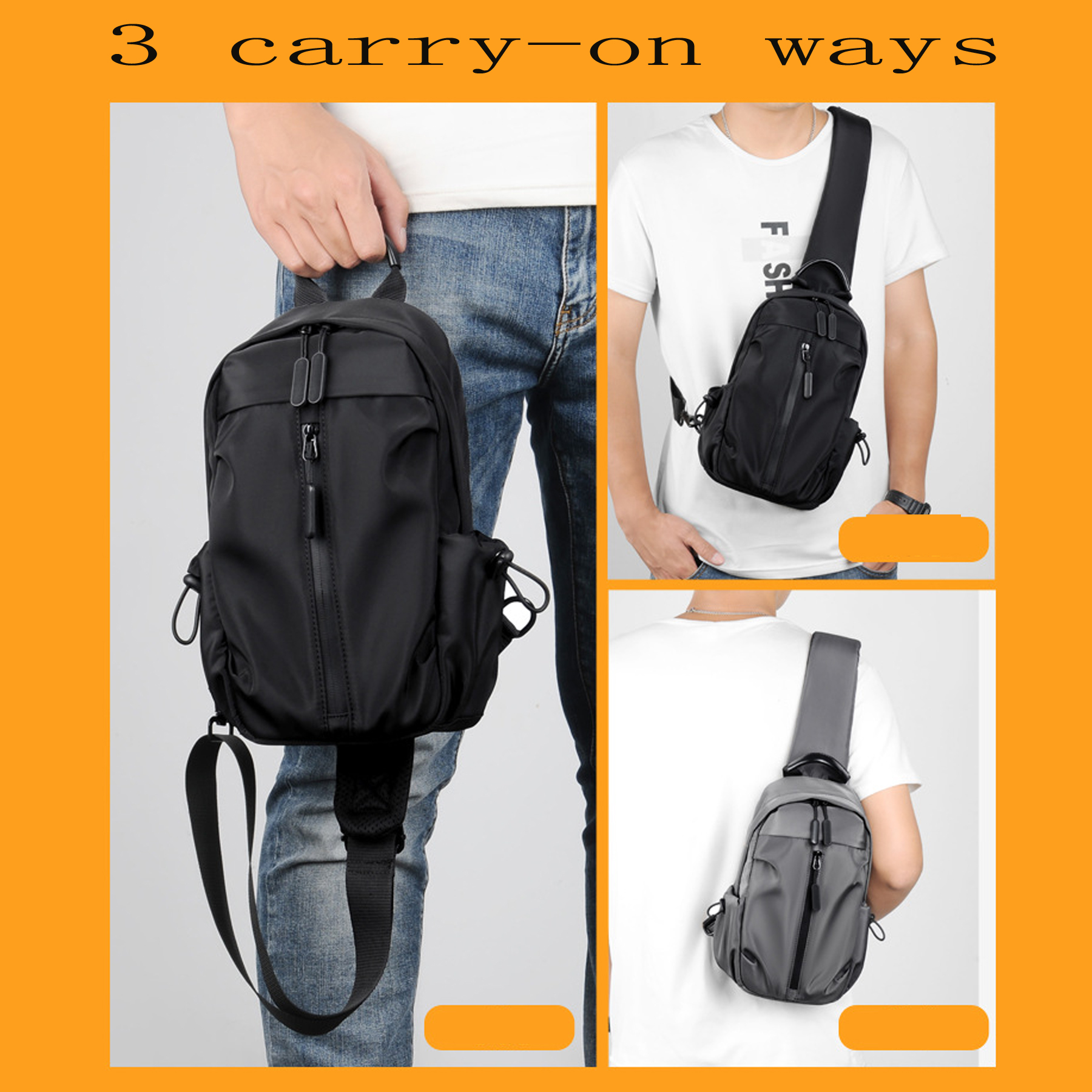 Men's Travel Sling Bag 2